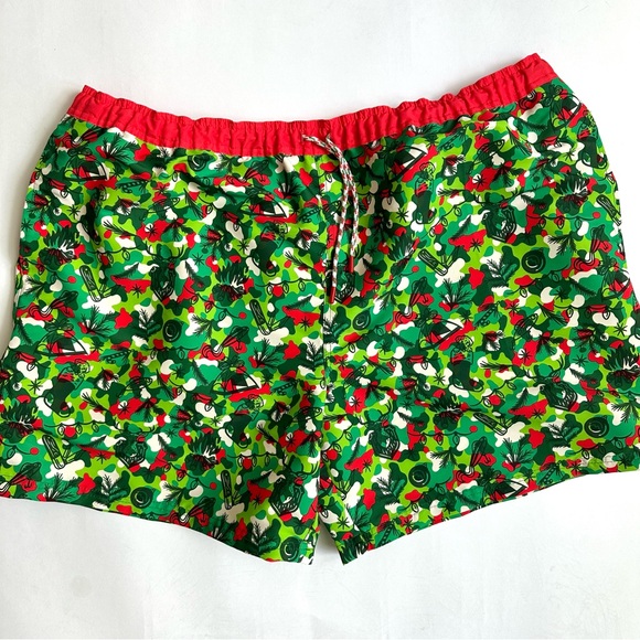 Magellan Outdoors Men’s FishGear Fishing Shorts Christmas Holiday Pattern 3XL - Picture 1 of 10